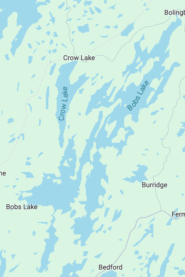 Map of Bobs Lake